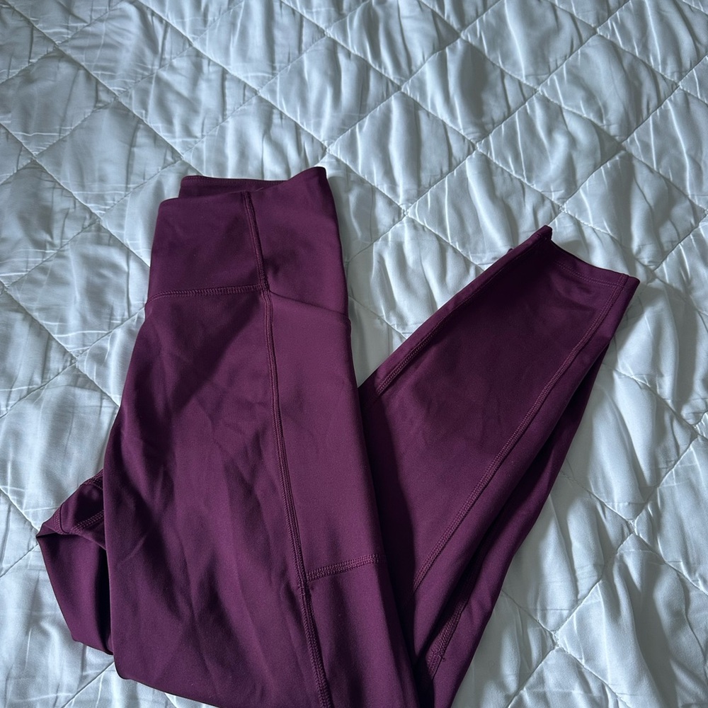 Girlfriend Collective Purple Leggings Sleek Performance Fit